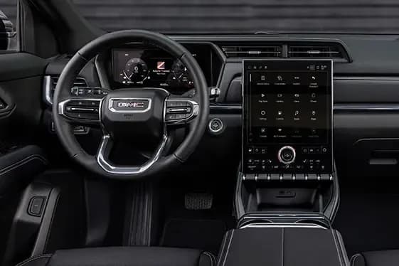 GMC Yukon dashboard with digital cluster and touchscreen