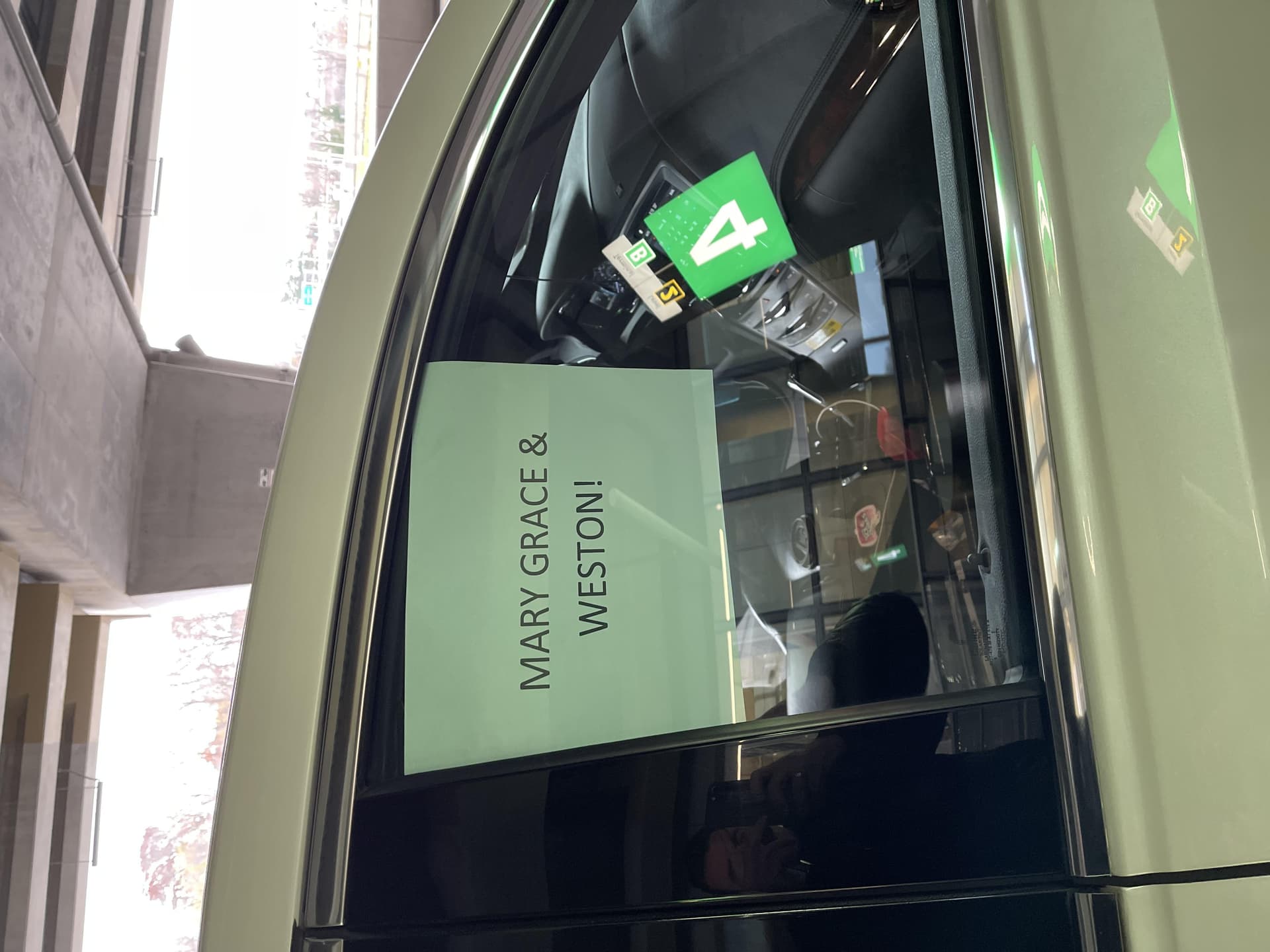 Prom night stretch limousine